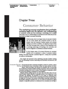 Consumer Behavior - McGraw-Hill