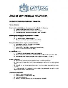 Contabilidad financiera