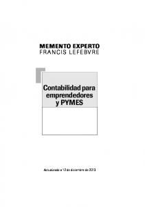 Contabilidad para emprendedores y PYMES - Marcial Pons