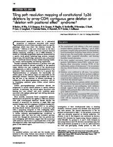 contiguous gene deletion or - NCBI