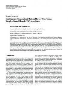 Contingency-Constrained Optimal Power Flow Using Simplex-Based