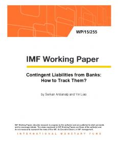 Contingent Liabilities from Banks - IMF