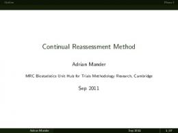 Continual Reassessment Method - Stata