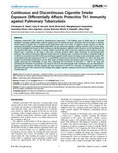 Continuous and Discontinuous Cigarette Smoke ... - Semantic Scholar