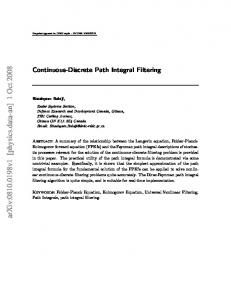 Continuous-Discrete Path Integral Filtering