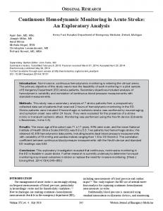 Continuous Hemodynamic Monitoring in Acute ... - Semantic Scholar