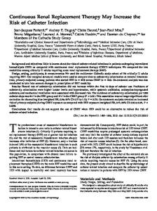 Continuous Renal Replacement Therapy May ... - Semantic Scholar