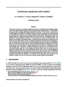 Continuum mechanics with torsion