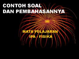 CONTOH SOAL