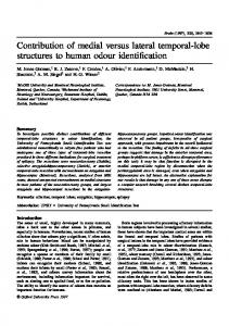 Contribution of medial versus lateral temporal-lobe ... - Semantic Scholar