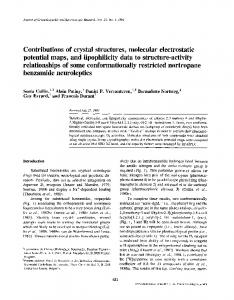 Contributions of crystal structures, molecular electrostatic potential ...