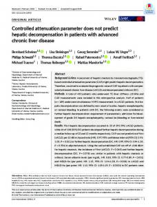 Controlled attenuation parameter does not predict
