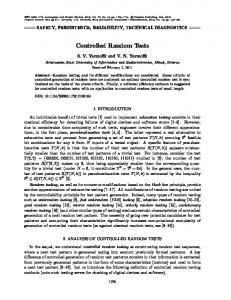 Controlled Random Tests - Springer Link