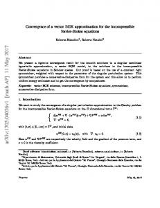 Convergence of a vector BGK approximation for the incompressible ...