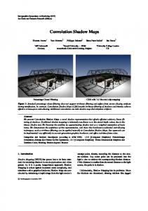 Convolution Shadow Maps - CiteSeerX