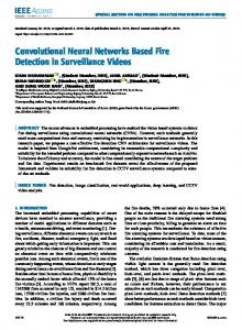 Convolutional Neural Networks Based Fire Detection ...