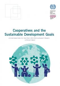 Cooperatives and the Sustainable Development Goals - ILO