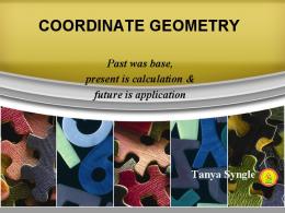 coordinate geometry