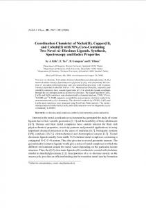 Coordination Chemistry of Nickel(II)