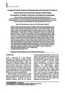 (COPD) Patients - Acta Medica Iranica