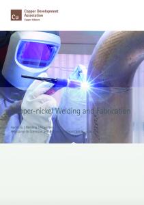 Copper-nickel Welding and Fabrication