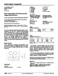 copper(II) perchlorate - Semantic Scholar