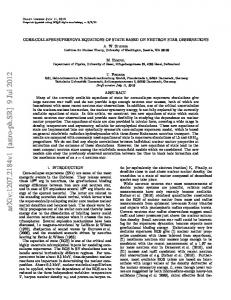 Core-collapse supernova equations of state based on neutron star ...