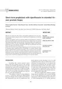 core prostate biopsy