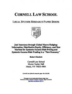 cornell law school - SSRN papers