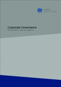 Corporate governance - Towards best-practice corporate ... - PwC