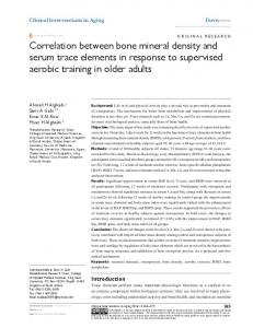 Correlation between bone mineral density and ... - Semantic Scholar