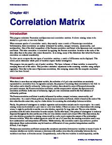 Correlation Matrix - netdna-ssl.com