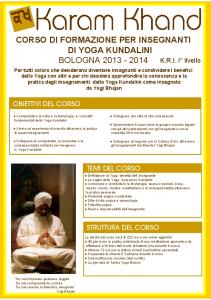 corso di formazione per insegnanti di yoga kundalini ... - Karam Khand