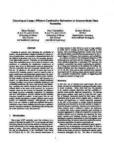 Counting at Large: Efficient Cardinality Estimation in Internet-Scale ...