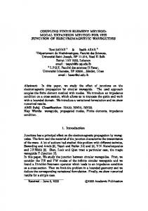 COUPLING FINITE ELEMENT METHOD- MODAL