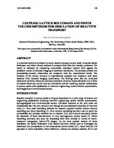 coupling lattice boltzmann and finite volume methods for simulation of