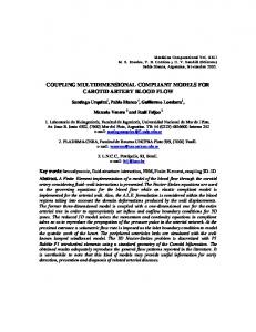 coupling multidimensional compliant models for carotid artery blood flow