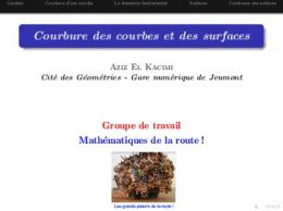 Courbure des courbes et des surfaces