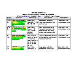 COURSE GUIDELINE