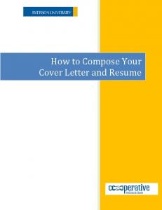 Cover Letter & Resume Guide