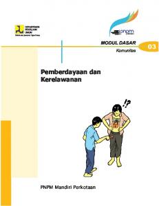 cover - pemberdayaan dan kere... - P2KP