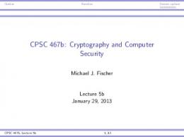 CPSC 467b: Cryptography and Computer Security - Zoo