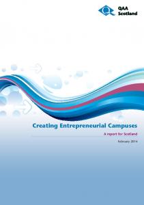 Creating Entrepreneurial Campuses