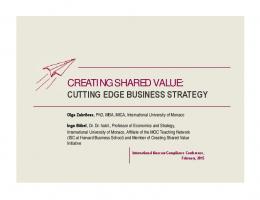 creating shared value