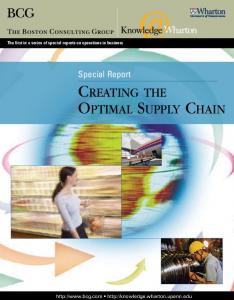 Creating the Optimal Supply Chain