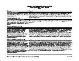 Critical Care Medicine - acgme