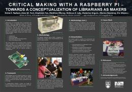 Critical Making with a Raspberry Pi - UBC Blogs