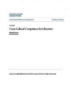 Cross-Cultural Competence for Librarians - Core