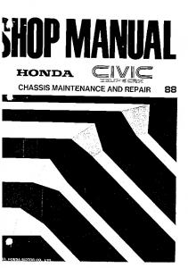 crx workshop manual