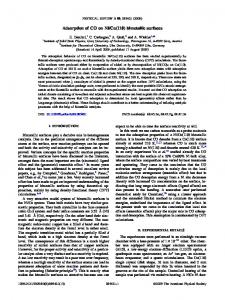 Cu(110) bimetallic surfaces - Uni Ulm